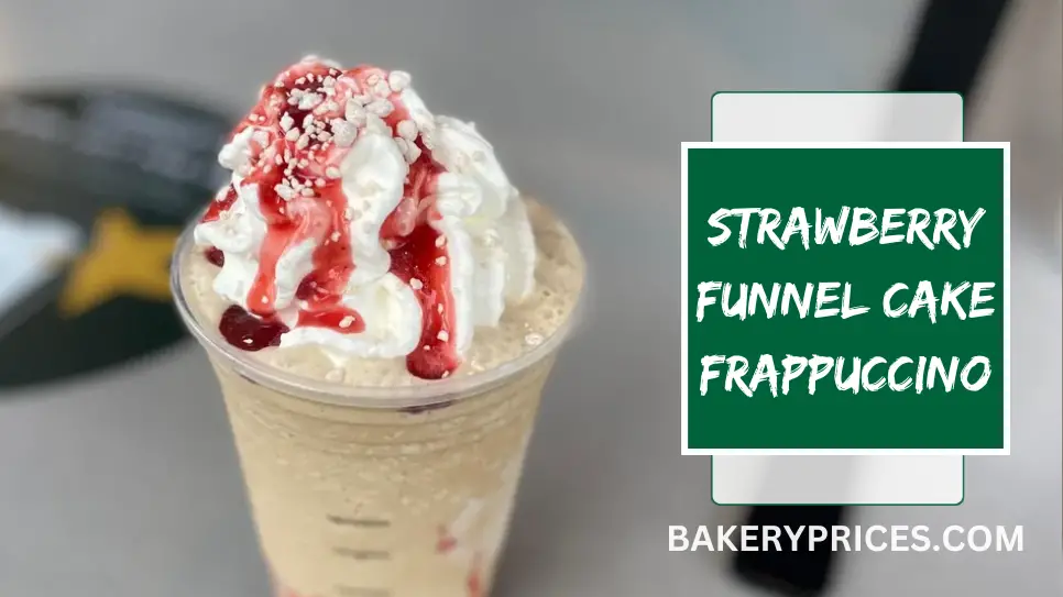 Strawberry Funnel Cake Frappuccino