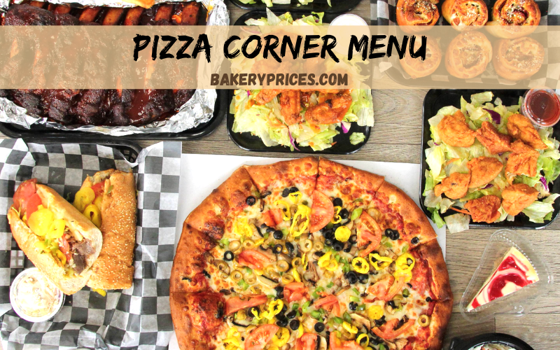 pizza corner menu prices
