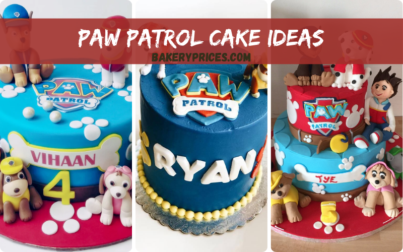 paw patrol cakes ideas